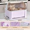 Covered Kitchen Dish Drainer