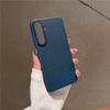 For Samsung Galaxy S24 Plus Ultra Durable Metal Big Hole Lens Frame Litchi Grain PC Case Anti-fingerprint Protector Back Cover Shell