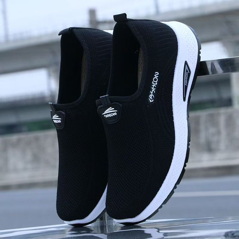Mesh men's shoes summer new breathable thin hollow mesh shoes men's casual versatile sports trendy shoes