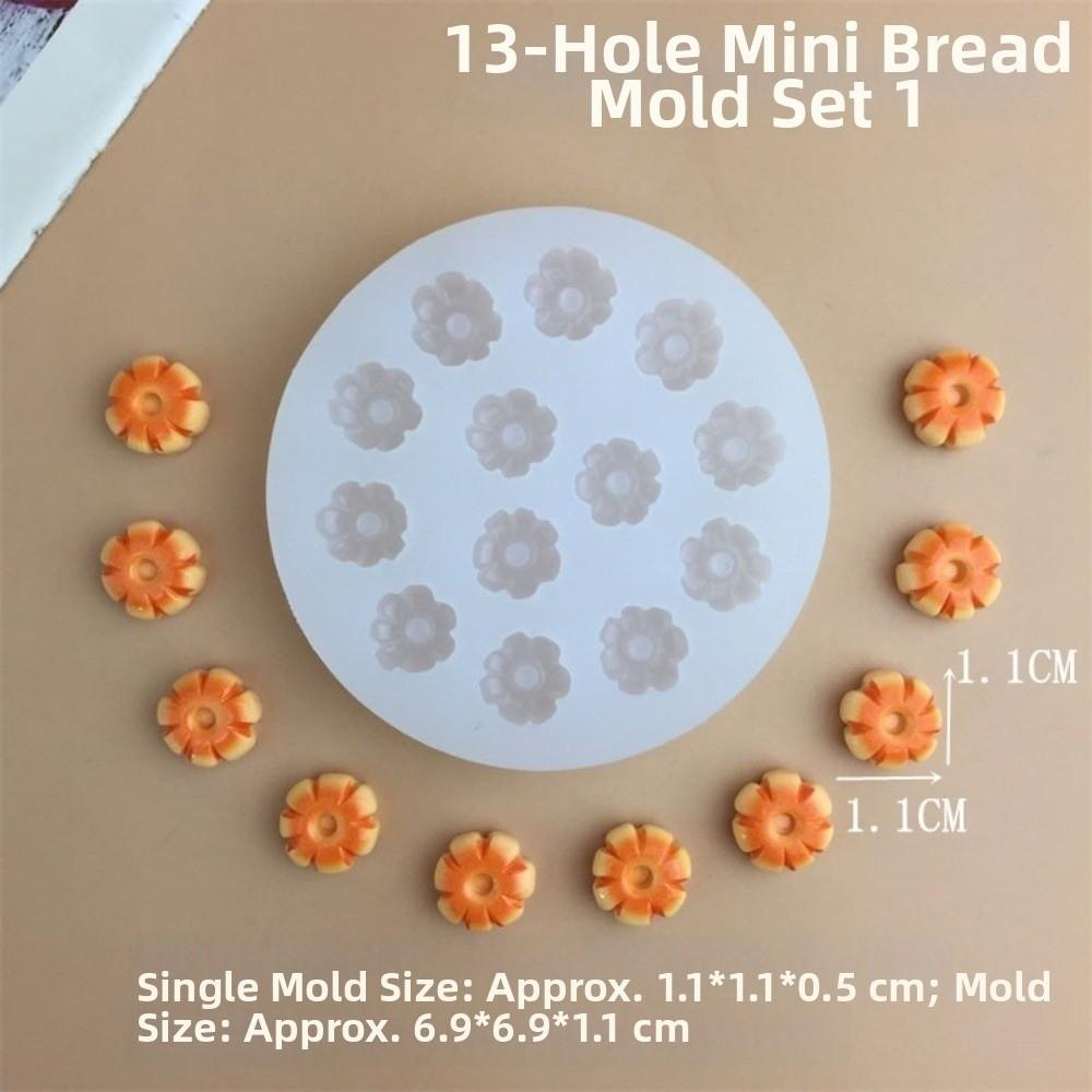 Reusable Cookie Shaped Mold Flexible Play Food Mold Baking Tool Resin Mold  Candy Making