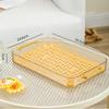 Double Layer Design Double Layer Tea Tray With Handles Tea Serving Tray  Tea Serving