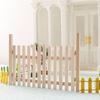 Natural Wood Dollhouses Garden Barrier Doors Safe for Children in 1/12 Scale Mini Ornament
