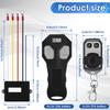 Wireless Winch Remote Control Kit 12V Universal Car Wireless Winch Electric Remote Control IP65 Waterproof Winch Remote
