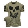 Kill Your Fitness T-shirt da Uomo Stampata in 3D Fitness Premium Manica Corta Top Muscolare, T-shirt Elasticizzata da Uomo