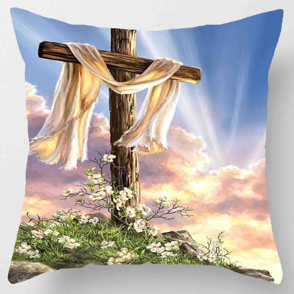2024 new Easter pillowcase Home decoration bed sofa cushion pillow case