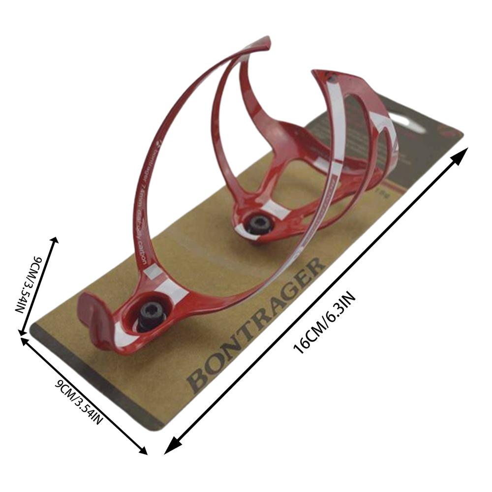 

Full Carbon Fiber Mountain Bike Water Bottle Cage Road Bike Bottle Rack 16g Bicycle Kettle Holder For Cycling bike Accessories червоний