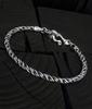 Sterlingworth Antique Tw-L Silver Chain Bracelet
