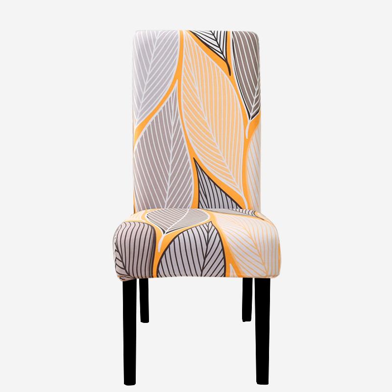 

Чехлы на стулья с принтом, эластичные чехлы на кухонные сиденья, эластичные чехлы на стулья из спандекса для столовой, свадебного отеля, банкета, моющиеся, 1 шт. Universal