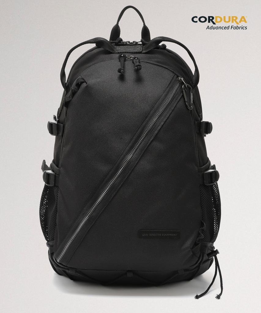 Aged Gray Cordura Oblique Backpack
