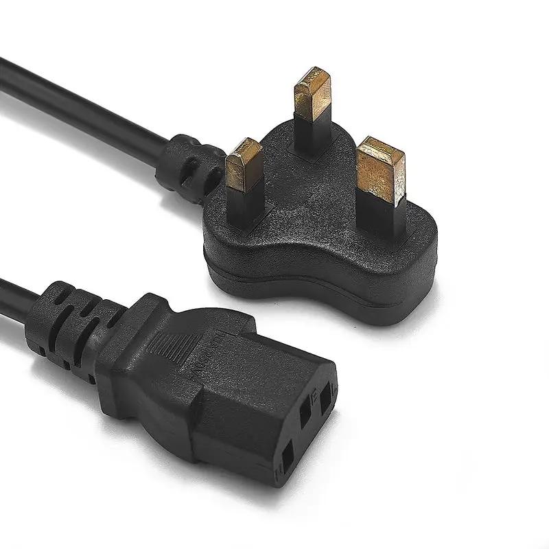 PC Napájecí kabel USA EU AU UK 3kolíkový 1,2m IEC 320 C13 Prodlužovací kabel pro napájení Napájecí kabel pro Stolní PC Monitor Router DVD