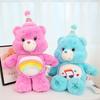 Carebears Rainbow Bear Plush Toy Adorable Soft Short Plush Cartoon Animal Doll 33cm Birthday Gift