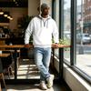 Men's -Lined Zip-Up Hooded Sweatshirt Loose Fit Casual Long Sleeve