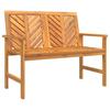 Garden Dining Set 6 pcs Brown Solid Acacia Wood