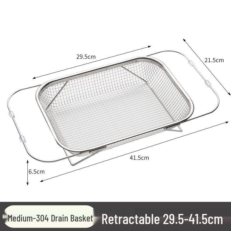 

Выдвижной органайзер для раковины и сушилка для посуды из нержавеющей стали