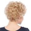 Damesmode Krullende Haarverlengingen Zwart Bruin Blond Natuurlijke Synthetische Vezel Krullend Haarstuk Wit Haar en Haaruitval Bedekken KTB