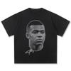 Male and Female Stars Mbappe Printed Short Sleeved Tshirt Casual Loose Cotton Round Neck Brand American Trend Street Tshirt