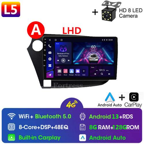 9" Android 14 Car Radio For HONDA INSIGHT 2009 - 2014 Navigation GPS Carplay Multimedia Player Auto Stereo 2din DVD 360 Camera