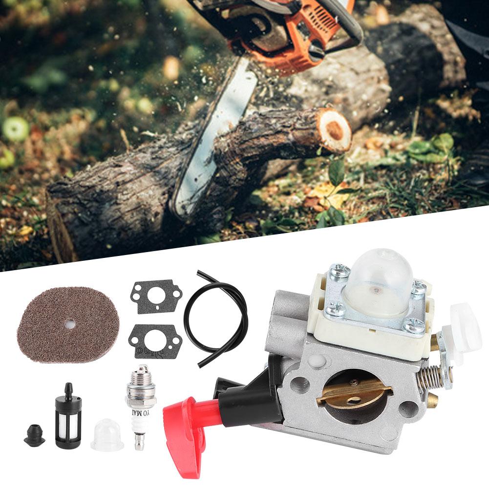Luftfilterrens Forgassersett for Stihl FS50 FS56 FS40 FS70 FC56 FC70 ZAMA C1M‑S267A