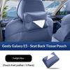 For Geely Galaxy E5/EX5 Car Seat Tissue Box Hanging Paper Towel Holder Strap Napkin Bag Interior