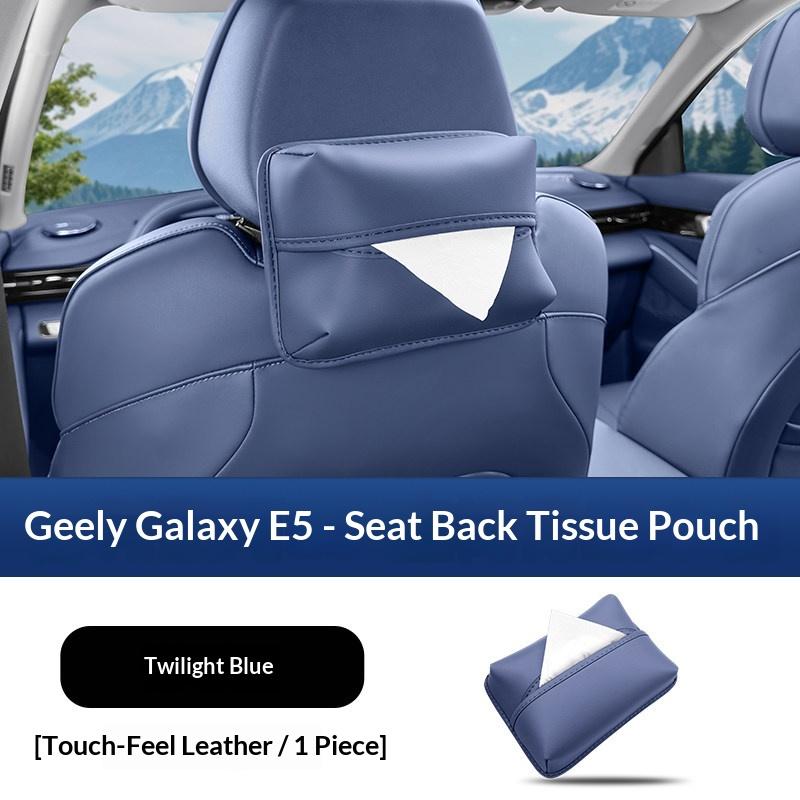 For Geely Galaxy E5/EX5 Car Seat Tissue Box Hanging Paper Towel Holder Strap Napkin Bag Interior