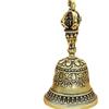 Small Brass Bell Ornament Anitque Gift Multipurpose Traditional Portable Home Decoration Craft Collectible Hanging Pendant