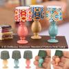 1:11 Dollhouse Miniature Desk Lamp Simulated Pattern Multistyles Micro Scene Light Ornament Pretend Play Toys