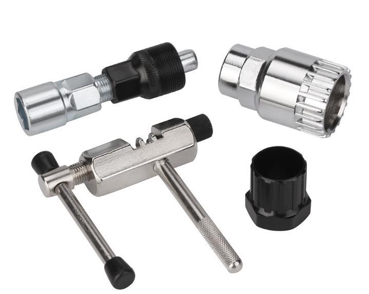 Mountain Bike Repair Kit: Chain Cutter & Flywheel Shaft Tools
