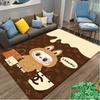 1pc LABUBU Printed Chair Rug for Home Office Use, Living Room Kitchen Game Room Area Carpet