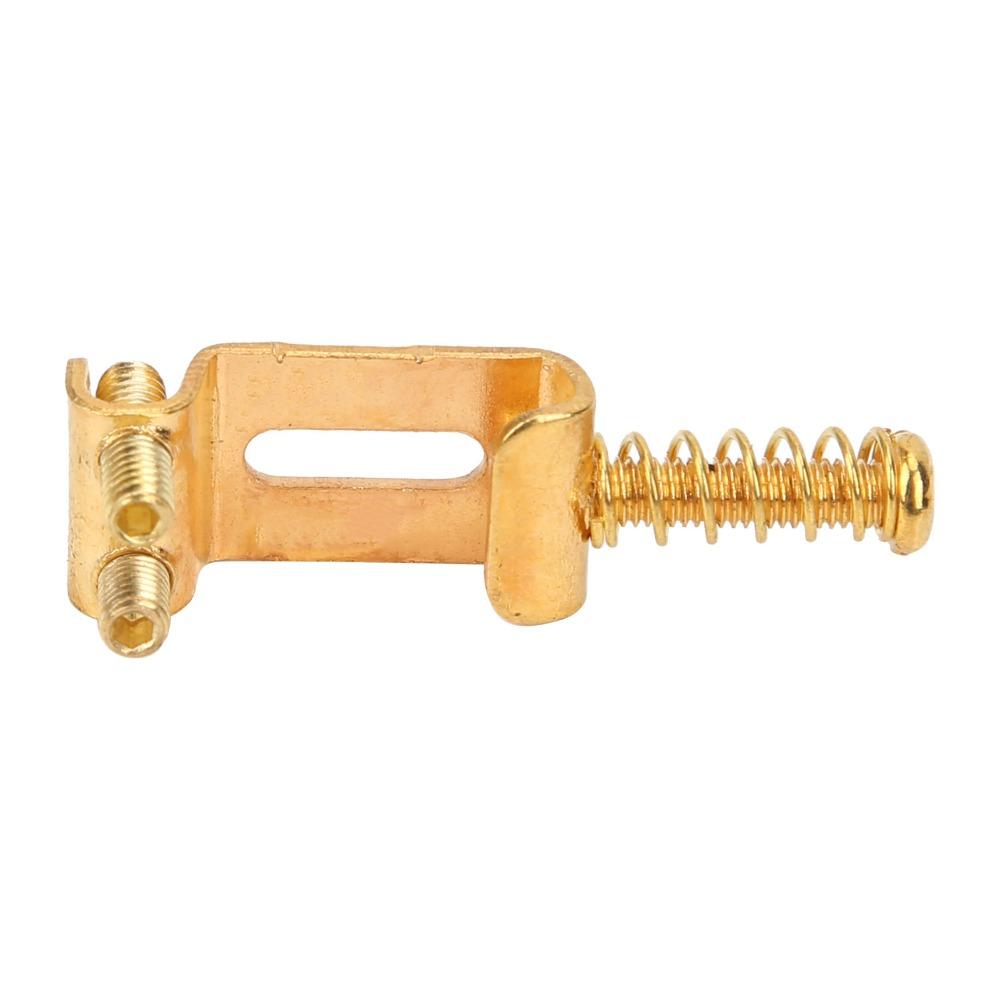 6PCS Golden Electric Guitar Saddles Metal Material Tremolo Bridge Saddles For Electric Guitar