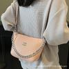 Small bag women's 2025 new messenger bag fashion trend line Korean niche high-end chain handbag women's bag