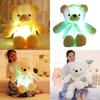 Adorable Teddy Bear Plush Toy With Led Colorful Lights Small Size Long Plush Flashing Function