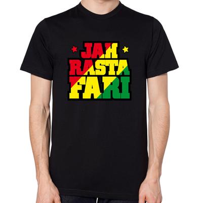 Jah Rasta Fari T-Shirt Men Women Unisex Rasta Jamaica Rastafari Top