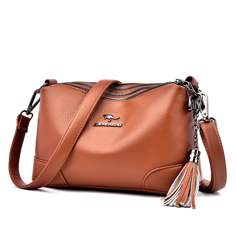 Women'S Dumpling Bag Design Trendy Oblique Span Single Shoulder Mother Bag Fashionable And Simple Women'S Square Bag
