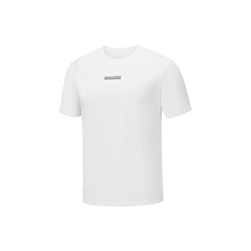 Skechers Breathable Solid Color Pullover Round Neck T-Shirt Men tops P226M142-0019 M