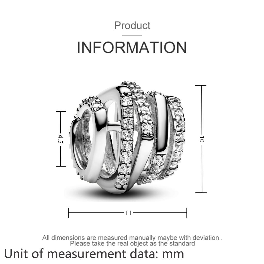 Hollow Out Shiny 925 Silver Snowflake Love Tree Charm Fitting Bead Suitable For Original Bracelet DIY Women's Gift Jewelry