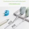 Mini Retractable Measuring Tape - 150cm/60inch Portable Soft Ruler with Centimeter & Inch Scales, Double-Sided Pocket Measuring Tool