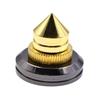 Flushbay Metal Speaker Adjustable for Audio Sound Improvement 4-Pack Spikes, Height, Speakers, (Gold)
