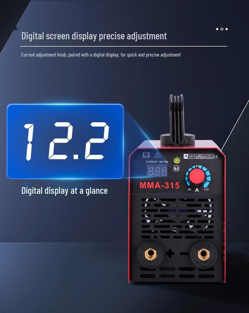 Nai Shun Jia MMA-315 Portable Arc Welder Set for Outdoor Use