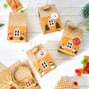 DIY Christmas Advent Calendar Box 24 Sets Xmas House Kraft Paper  Bag for Kids Adult Countdown To Christmas Gift Package