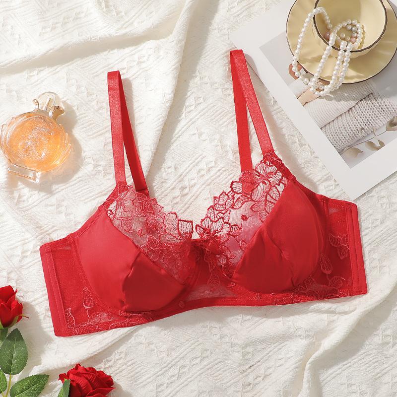

Large size underwear women s sexy lace gather bra big bra explosive 105c