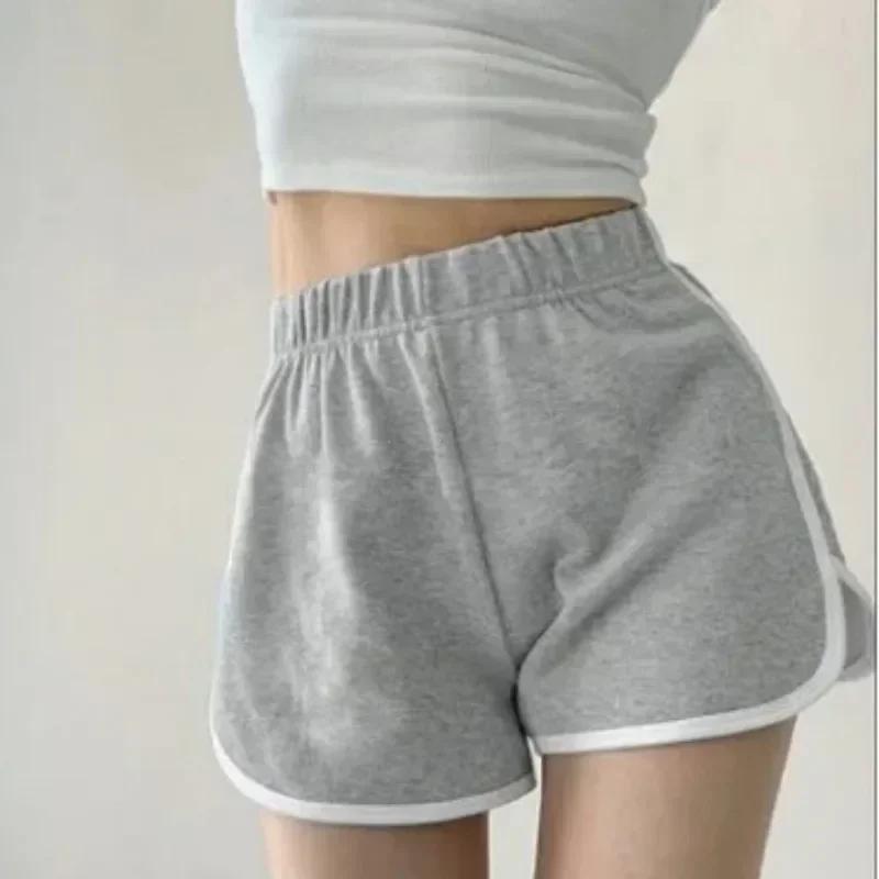 Summer Shorts Women's Sports Shorts Casual Korean Edition Yoga Wide Legs Home Sleeping Pants High-waisted Slimming Shorts