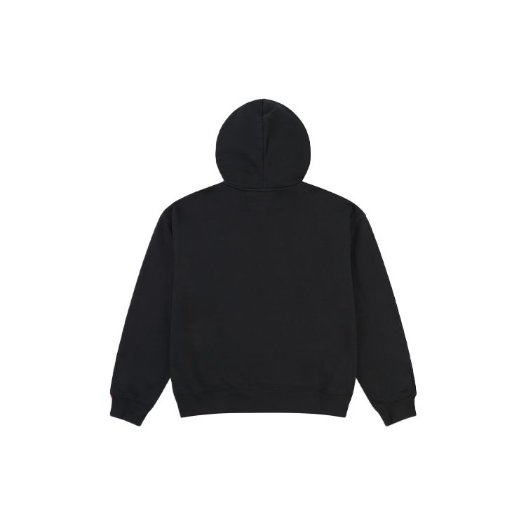 Levis Embroidered Pattern Pullover Solid Color Hoodie Men Hoodies Black A0747-0006