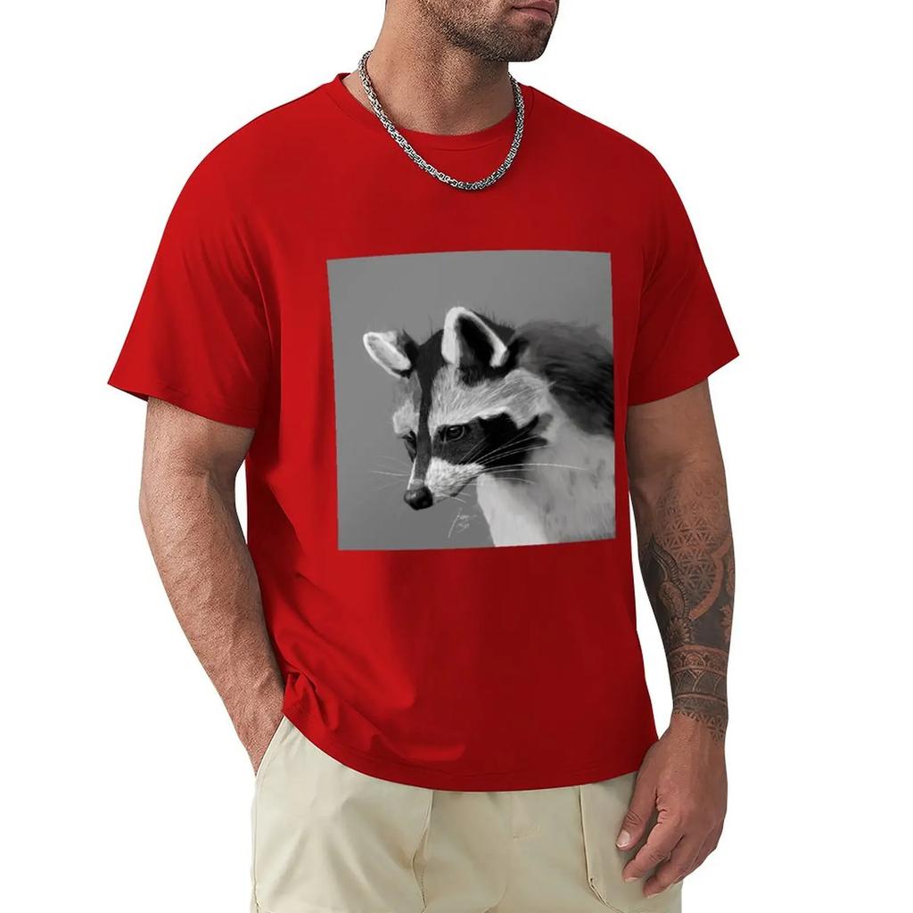 Raccoon T-Shirt sublime t shirt anime T-shirts for cotton