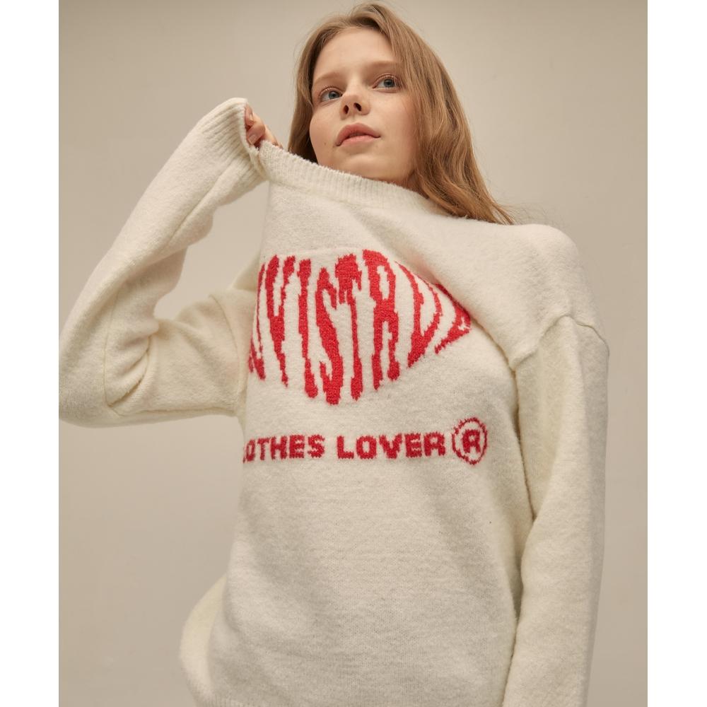 

LUV IS TRUE PO HEART KNITIVORY