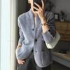 Damen Strick Frühling und Herbst Damen Modische Westliche Mode Oberteil Strickjacke Damen