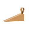 Leather Rope Anti-collision Nail-free Solid Wood Door Stopper Baby Protect Wedge