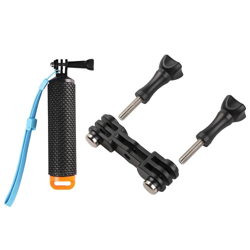 Doppelhalterung Twin Adapter Für GoPro Hero 12 11 10 9 8 7 6 5 4 SJCAM AKASO Insta360 X2 X3 DJI Osmo Action Kamera Zubehör