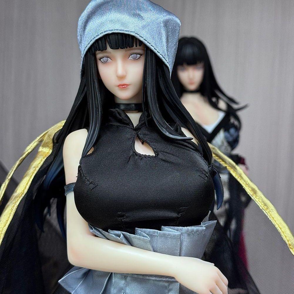 Naruto 45cm/17.71nch Anime Hinata Crown Princess Uchiha Madara Figures Clothes Can Be Replaced PVC Action Wild Battle Toys Gifts