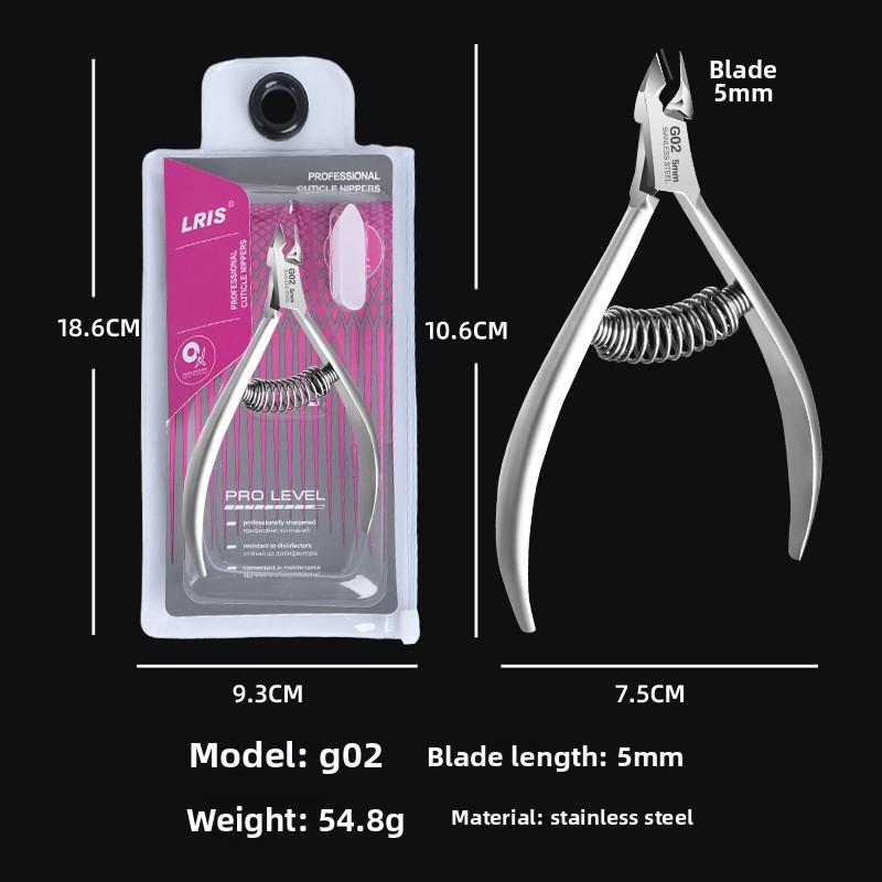

Щипцы для кутикул из нержавеющей стали, профессиональные ножницы для кутикул для маникюра и педикюра, точный триммер для заусенцев, средство для удаления омертвевшей кожи 02