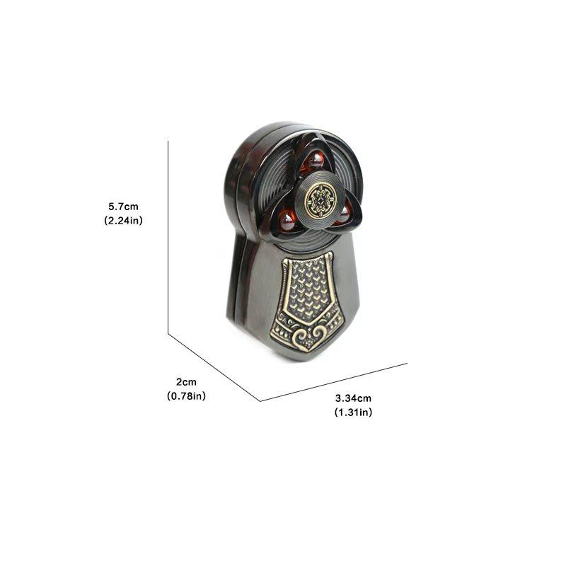 Shield-Shaped Stress Relief Slider Adult Metal Stress Relief Toy Push-Pull Stress Relief Slider ADHD Stress Relief Toy Gift